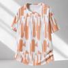 Heren Plus Size Abstracte Print 2-delige Outfit, Korte Mouw T-shirt & Cargo Short Set (5XL-12XL)