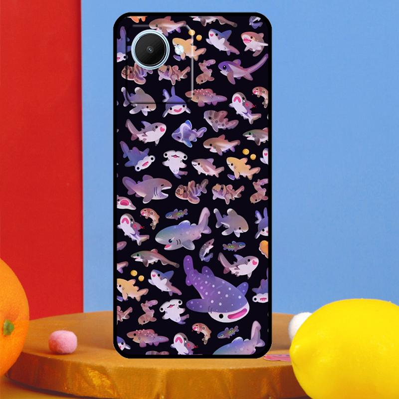 Whale Sharks For Realme 15 Pro 10 11 12 13 14 Pro Plus GT6 GT7 C61 C67 C63 C71 C55 C51 C65 C53 C75 Case