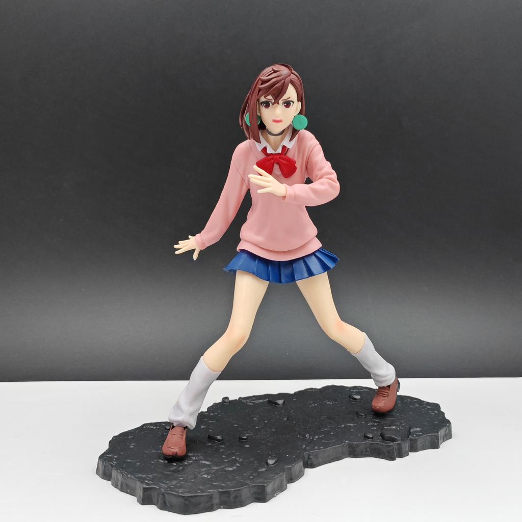 One Punch Man Jerris Little Peach 9,05 Zoll/23 cm beweglich PVC Sitzhaltung Sammeln Im Fahrzeug Schöner Heldenfigur Spielzeug Geschenke