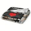 1pc Customized Photo Blanket Personalized Photo Blanket  Memory Blanket Family Gift Customized Christmas Gifts  For Lover
