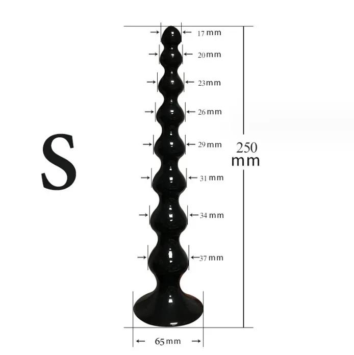 Super Long Anal Beads Anal Plug Prostate Massage Big Butt Plug Vaginal Balls Anal Stimulation Pull Bead Dildo Deep Anal Sex Toy