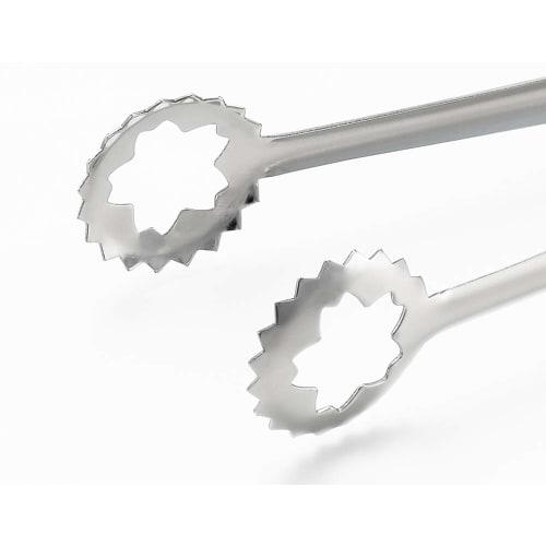 Yoshikawa YJ2787, Made In Japan, 23.3cm Long Tongs, Perfect for Cooking Tempura, Silver