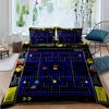 The Pac-Man Children's Educational Play Print Bedding Set—which Includes a Duvet Cover and Two Pillowcases—is the Perfect Holida