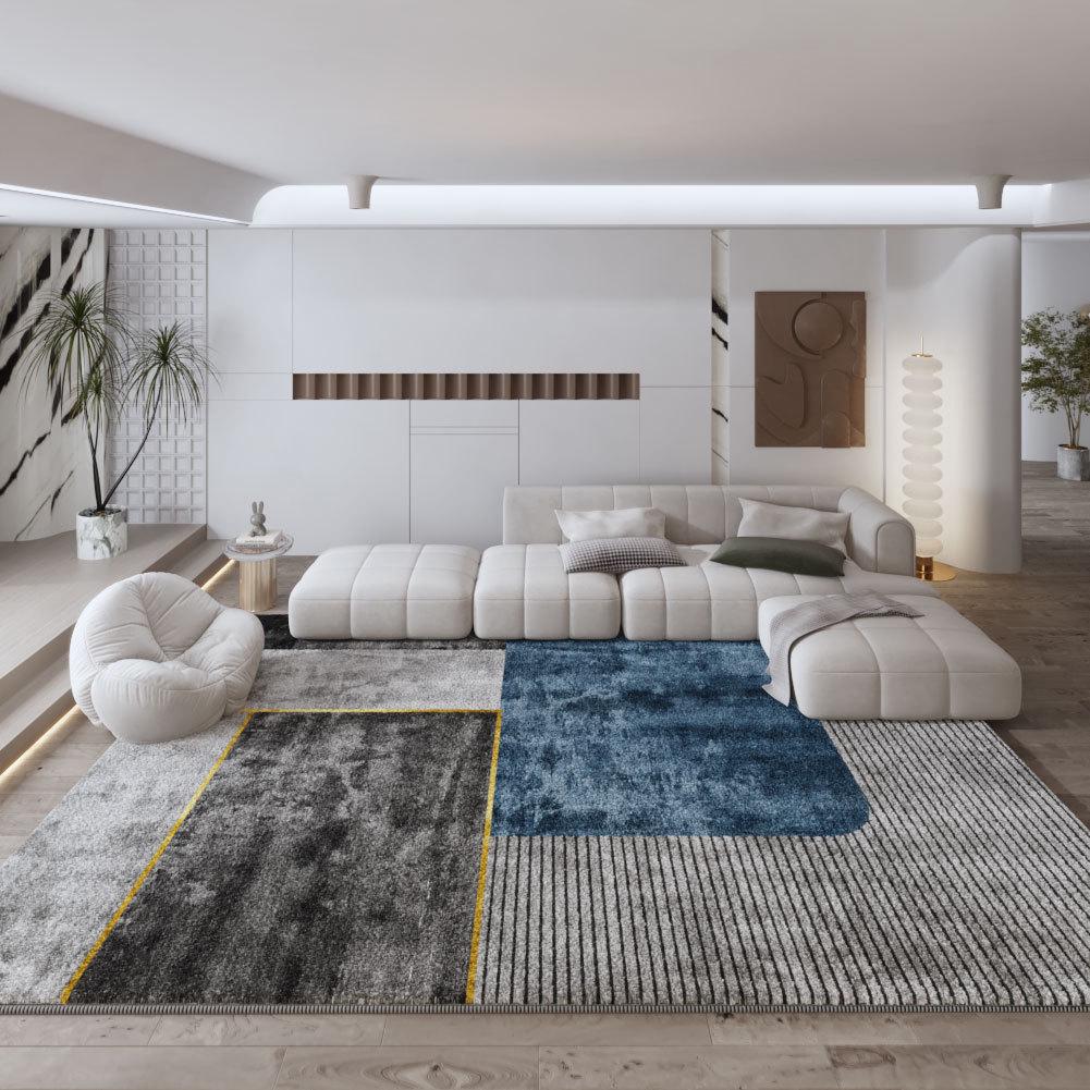 Modern Nordic Non-Slip Living Room Carpet - Versatile Floor Mat for Bedroom, Bay Window, Coffee Table, or Bedside Use