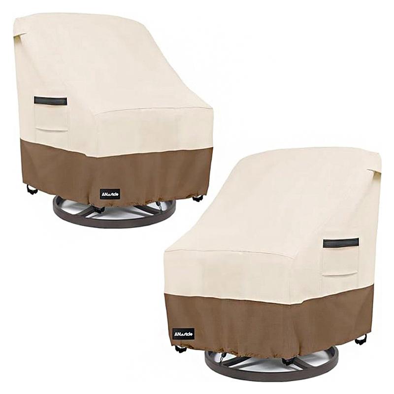 1PC 420D Waterproof Dustproof Chair Protector Quick Installation All Weather Chair Protection Oxford Cloth Chair Cover 84x89x98cm
