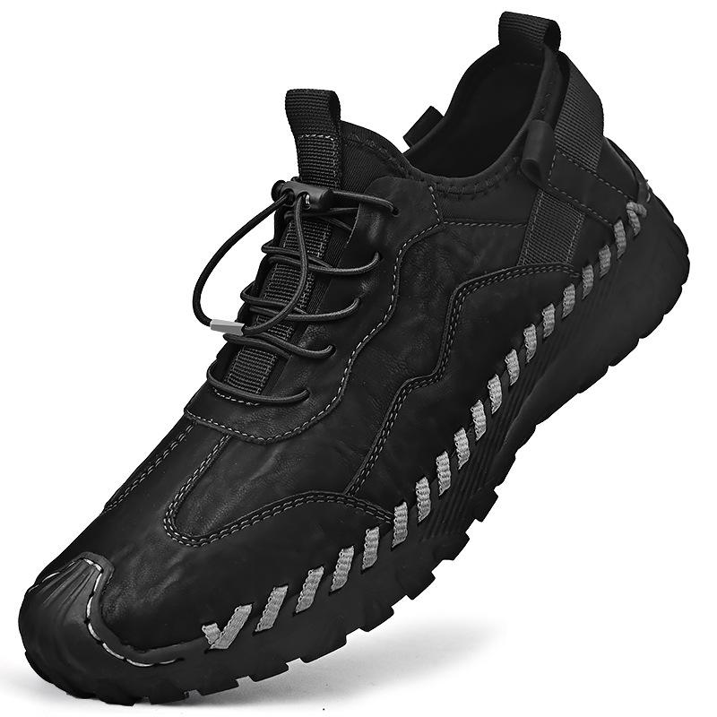 Casual shoes men's 2025 autumn soft-soled breathable non-slip fashion trend versatile one-pedal sports shoes men's shoes comfortable