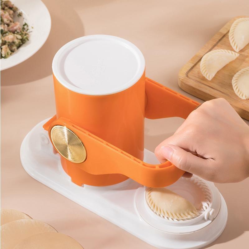 New Wooden Pile Type Press for Household Lazy People To Make Dumpling Molds Light Luxury Multifunctional Dumpling Making Tool