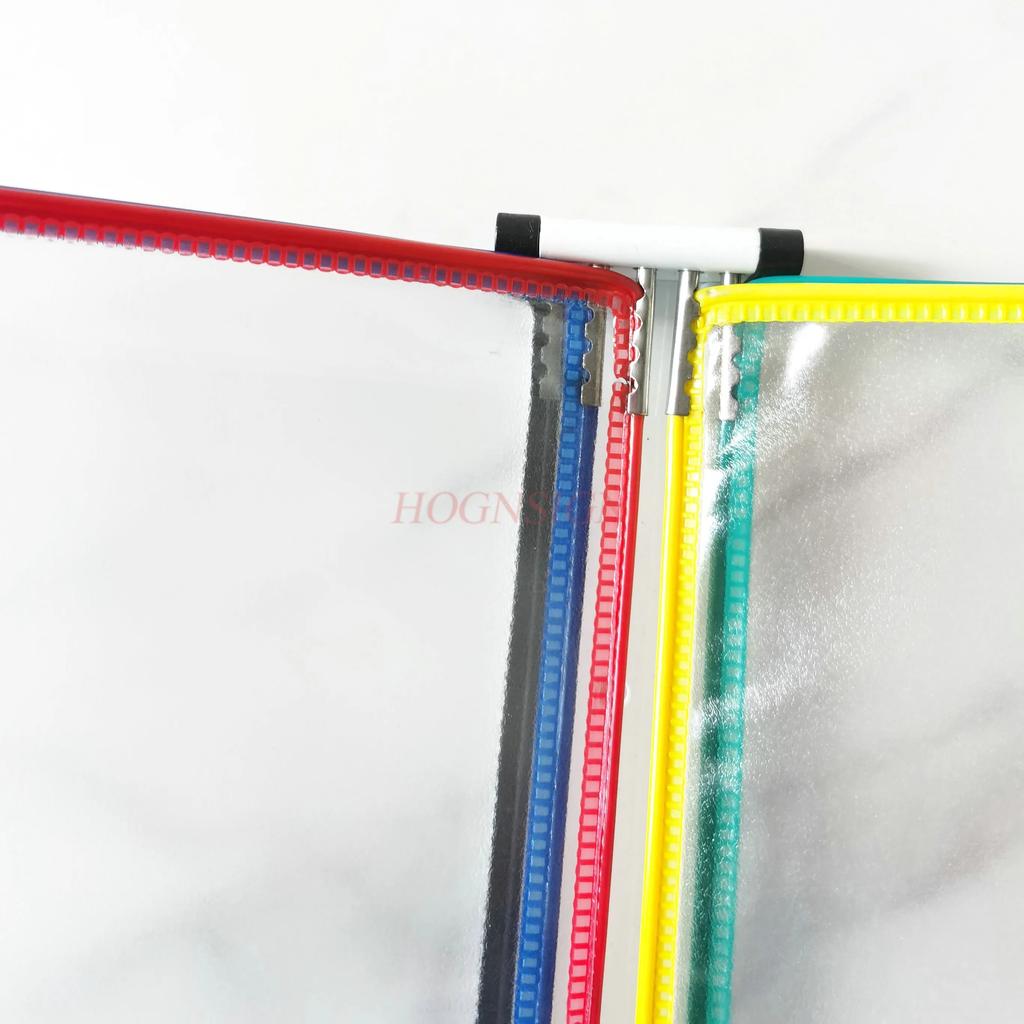 A4 Wall mounted Display Folder, Strong Magnetic Adsorption Wall mounted Page flipping Data Folder, Wall mounted Folder