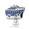 FitNew Original Bracelets 100% 925 Sterling Silver Oecan Blue Sea Turtle Starfish Mermaid Charms Beads DIY Jewelry Making