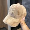 New Plush Baseball Cap Women's Autumn and Winter Thickened Warm and Cold-proof Peaked Cap