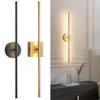 Wall Mounted Light Sconce Touch Switch Black Bedroom Hallway Living Room Indoor Lighting Lamp Wireless Rechargeable LED