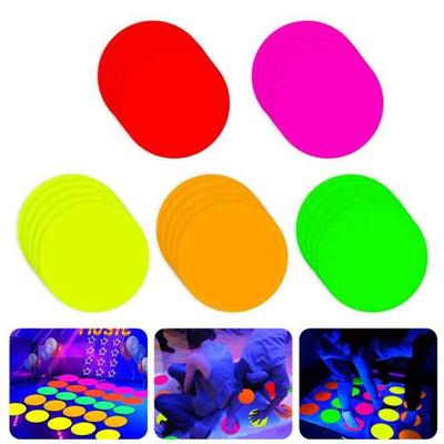 25 Pezzi Cartoncino Neon Bifacciale Colore Fluorescente Carta Cartoncino Neon Luminescente