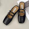 Fashion Square Toe Women Mary Jane Shoes Fashion Shallow Ladies Casual Soft Sole Flats 2025 Spring Women's Comfort Ballerinas Shoes