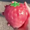 1/2/3/4/5Pcs Simulation Mango Stress Relief Toy Color Changing Strawberry Squeeze Toy Slow Rising Stretchy Decompression Fruit Shape Sensory Fidget