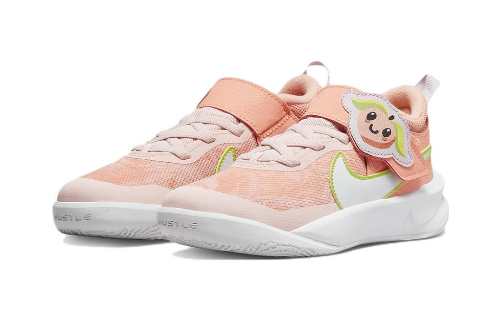 Nike Team Hustle D 10 Comfortable Slip Resistant Cushioning Abrasion Resistant Low top Children's Basketball Shoes DM4324-600
