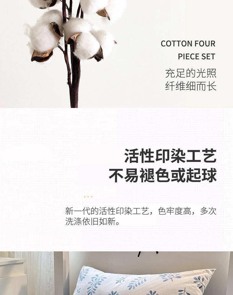 Mei Yun Ge (Student Season) Cotton Printed Student Dormitory 3-Piece Set