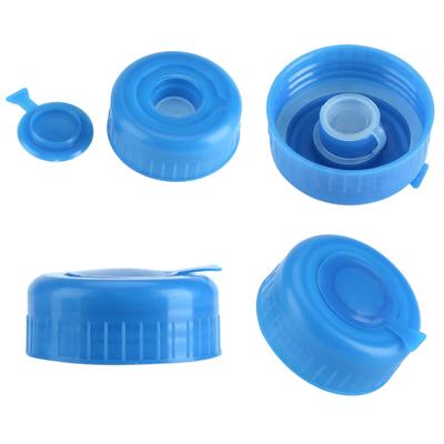5Pcs Blue Gallon Drinking Water Bottle Screw On Cap Replacement Anti Splash Lids
