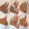 Metal Jewelry Party Gifts Personalized Fashionable Glossy Women Design Birthday Daily Ring Unique New For Accessory
