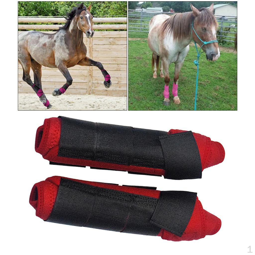 1 Leg Boots Equestrian Front Hind Tendon Boot Horse Training Jumping Protective Gear