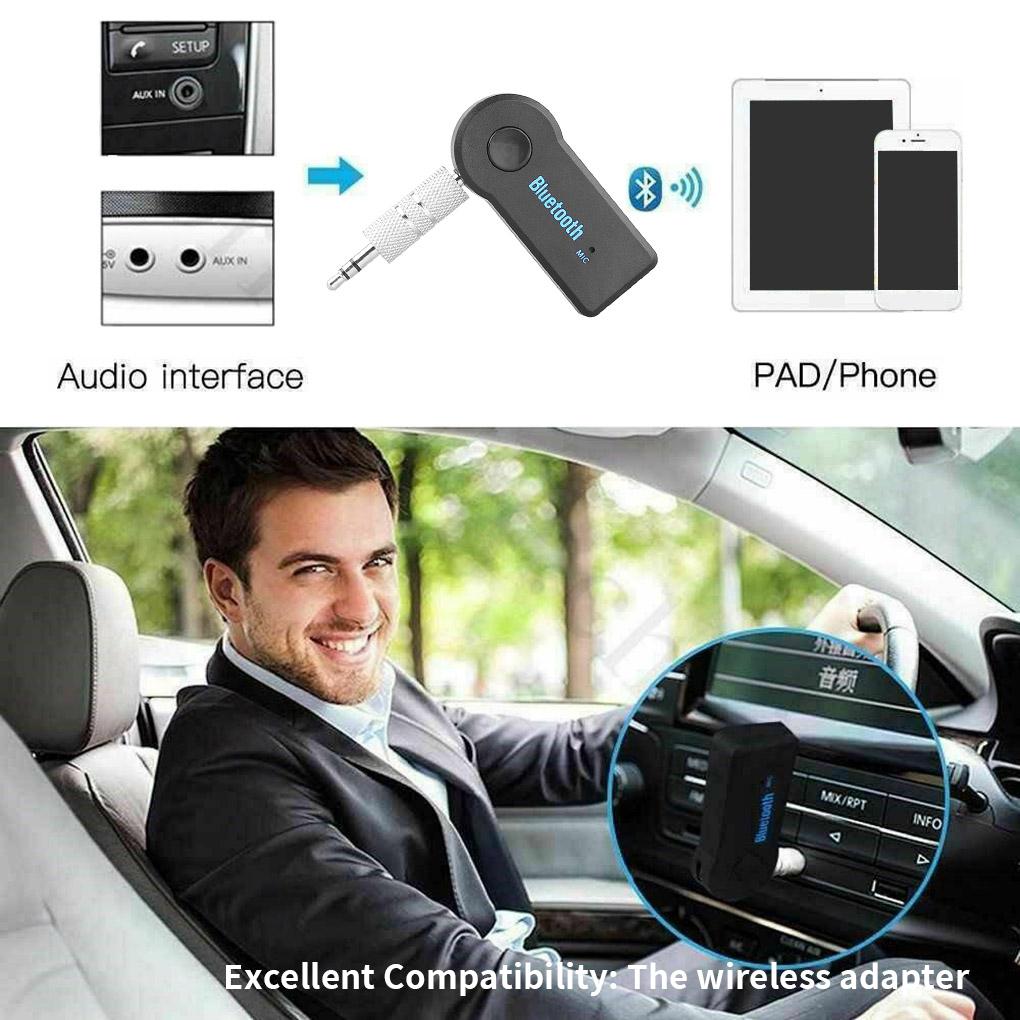3.5mm Audio Stereo Receiver Equipment Transmission Device Car Music AUX Sound Adapter Connector Tool Receiving Devices