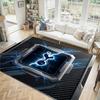 Tottenham Hotspur Design Crystal Velvet Carpet Cozy Non?Slip Printed Rug For Bedroom Living Room Entrance