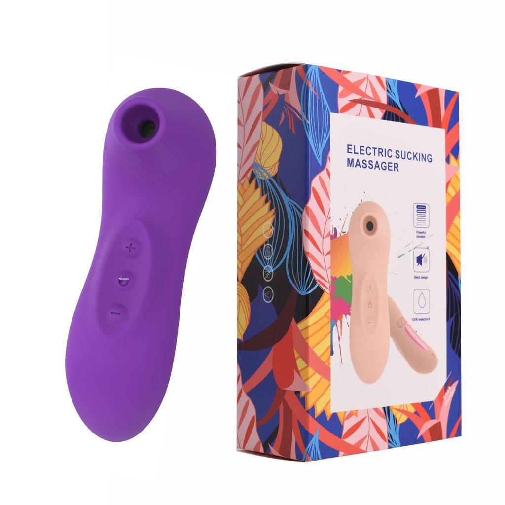 Russian Trade Silicone Teasing Massager: Rechargeable Vibrating Erotic Device for Women