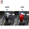 For Nissan GTR R34 1999-2002 R33 1994-1999 R32 1989-1994 Accessories Carbon Fiber Interior Gears Head Shift Cover Trim Sticker