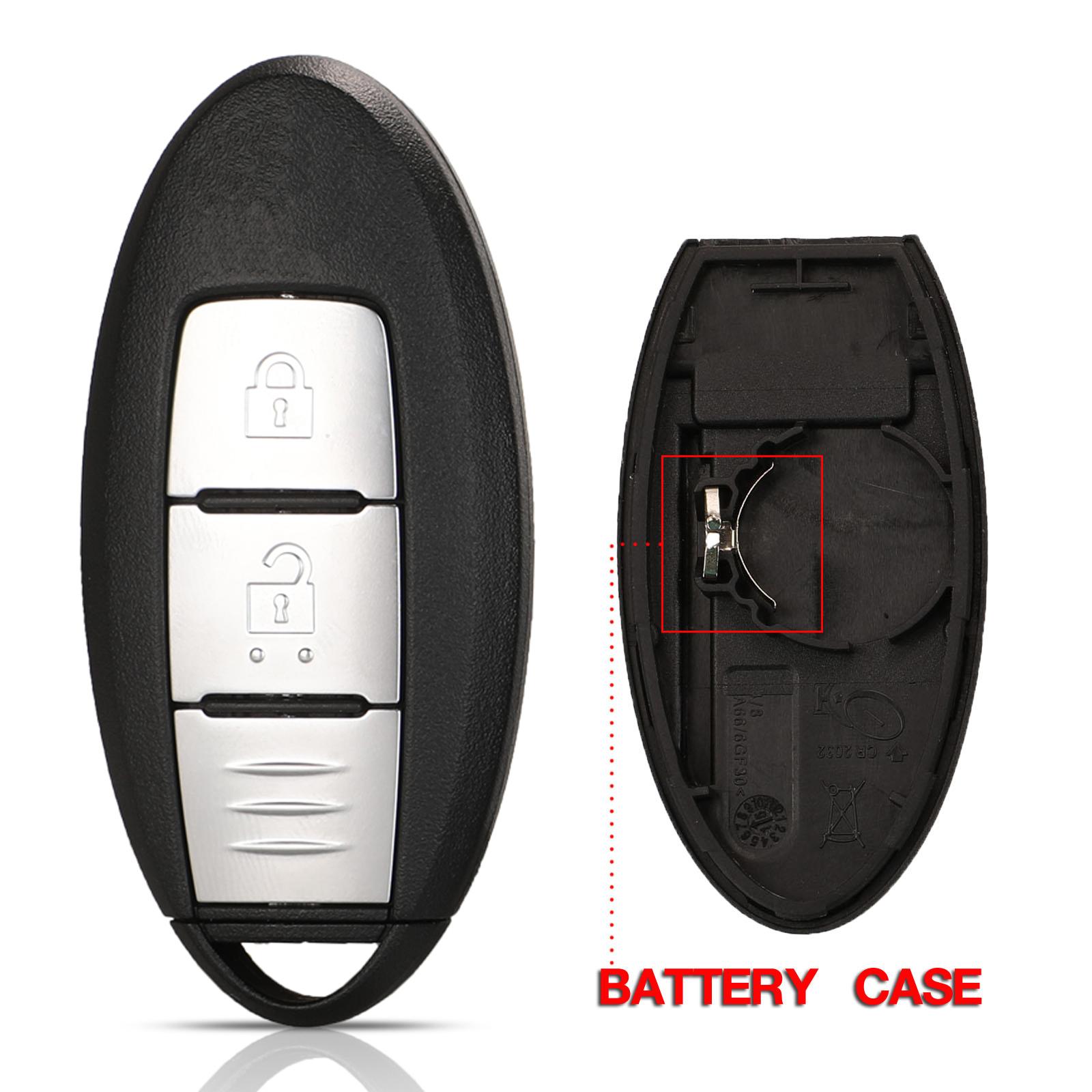 

Чехол для смарт-ключа с дистанционным управлением jingyuqin, 4 кнопки, для Nissan ALTIMA MAXIMA Murano Versa Teana Sentra, держатель батареи слева сказочные