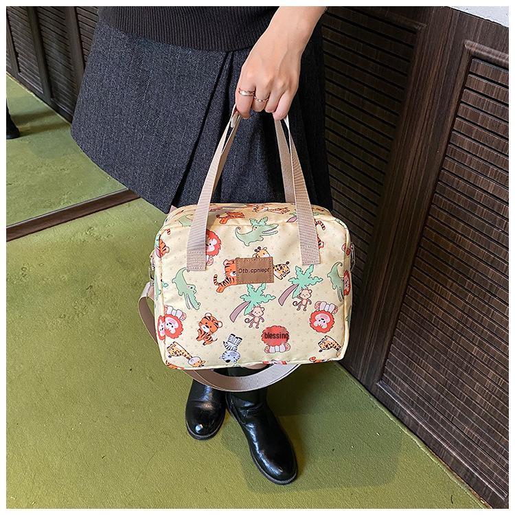 Mama & Baby Niedliche Cartoon Ausflug Handtasche - 2025 Neu Einzelne Schulter Crossbody & Lunchtasche