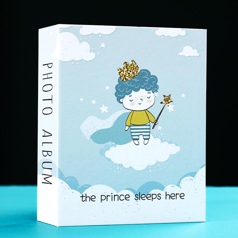 Large Capacity Insert-Type Photo Album for 5, 6, & 7-Inch Photos - Cute Family & Baby Picture Storage Book