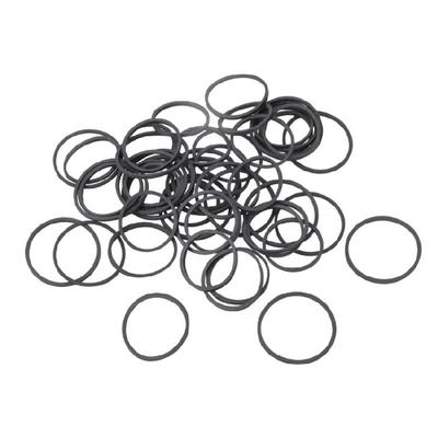 Zestaw 50 Pasków Napędowych do Magnetofonów Kasetowych Gumowe Paski do Napędu Magnetofonu Szerokość 1,2 mm do Konserwacji Magnetofonu 30-40 mm Złożone