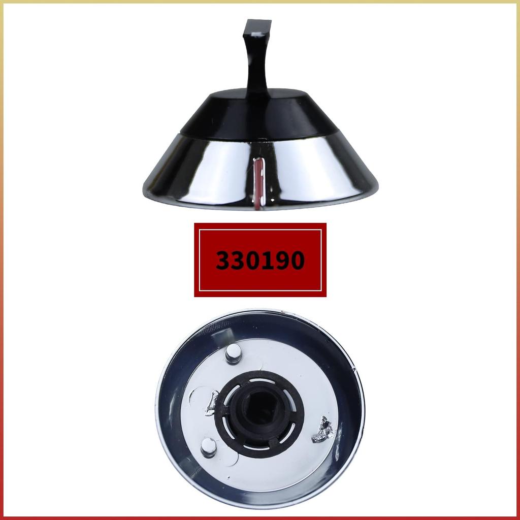 330190 WP330190 Electric Range Stove Knobs Replacement Part Compatible with Whirlpool Surface Burner Top Control Replaces