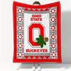 Ohio State University Blanket Soft and Warm Flannel Blanket Multifunctional Four Seasons Blanket Gift Blanket