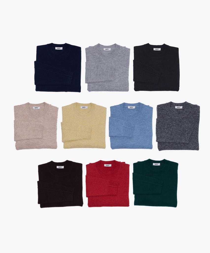 CUTZ [2Pack] Essential Soft Touch Crew Neck + Cable Knit (Type A)
