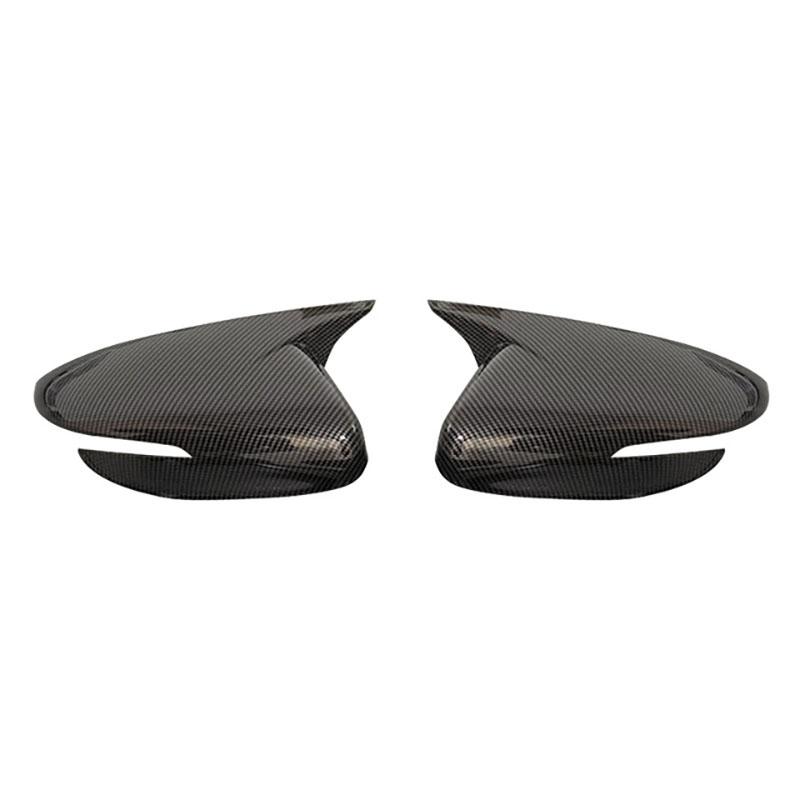 For KIA K3 Cerato Forte Ceed 2 2013-2018 Car Side Mirror Cover Wing Cap Exterior Door Rear View Case Trim Carbon Fiber Sticker