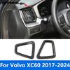 For Volvo XC60 XC 60 2017- 2024 Carbon Fiber Front Air Condition Vent Outlet Cover Trim Interior Accessories Car Styling
