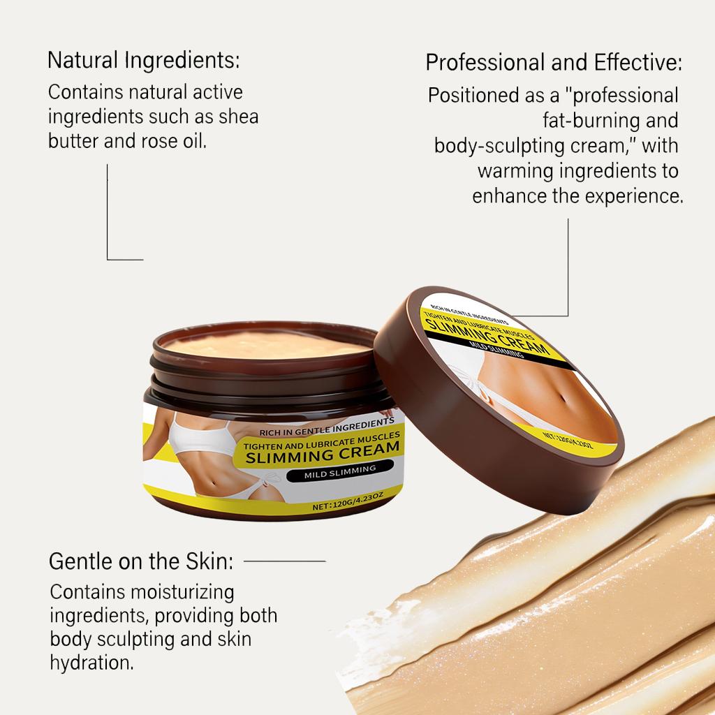 Sculpting Shaping Body Moisturizer Smooth Body Massage Cream Tighten Skin Lifting Anti Cellulite Fat Burning Slimming Cream 120g