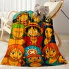One Piece Adventure Flannel Blanket-Soft and Suitable for Sofas,Beds,Offices,Travel,All Seasons,Great Gift for Holidays and Birthdays.
