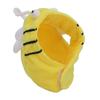 Cat Head Wearing Teaser Stick Yellow Bee Interactive Toy Cat Teaser Hat for 24-30cm Necks
