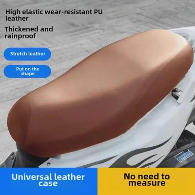 All-Season Waterproof Leather Seat Cover for Electric Motorcycles and Scooters