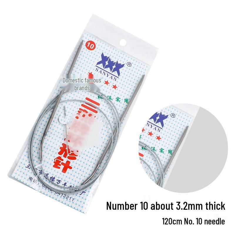 Sanyan Stainless Steel Circular Knitting and Crochet Needles Set