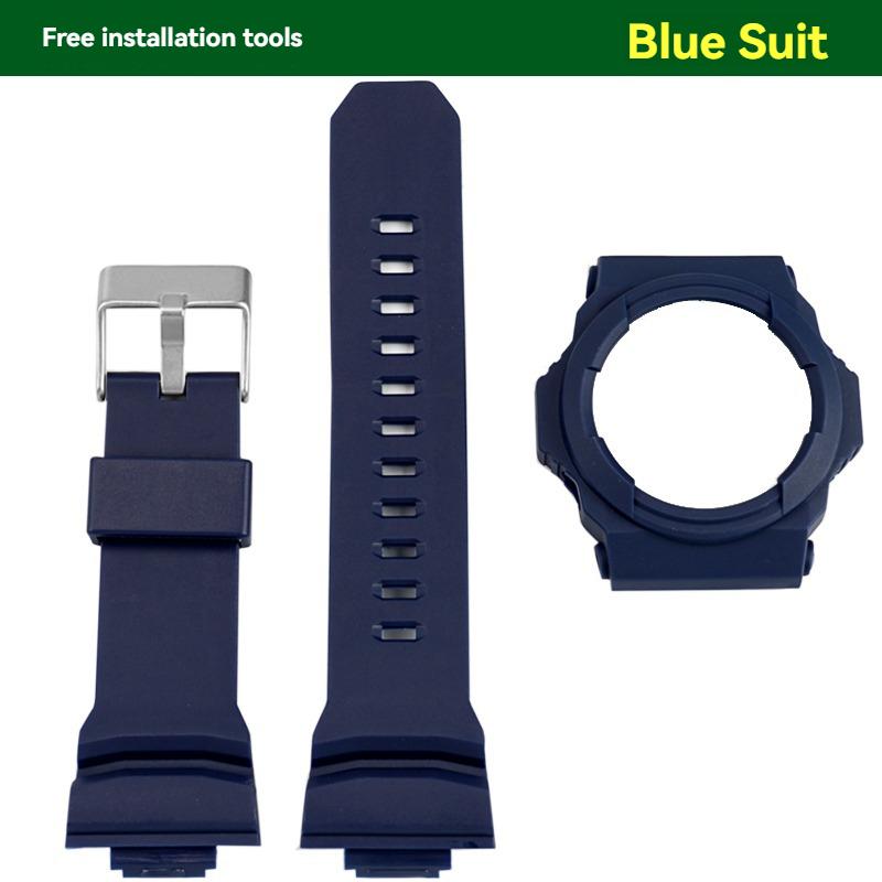 Koperta Pasek do Casio G-SHOCK GA-150/200/201/300/310/GLX100 Ochronna Obudowa Żywica Gumowy Pasek Bransoleta Akcesoria Narzędzia