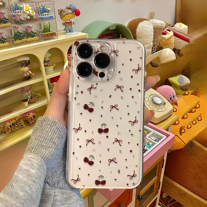 

Cherry Blossom Soft Case for Apple 16 Pro Max, 14, 15, and 16 Models iPhone 7 Plus