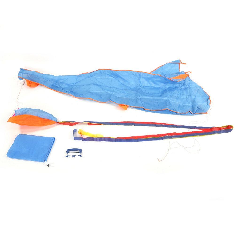 Stunning 3d Giant Dolphin Kite In Blue Ultimate Outdoor Fun For All Ages