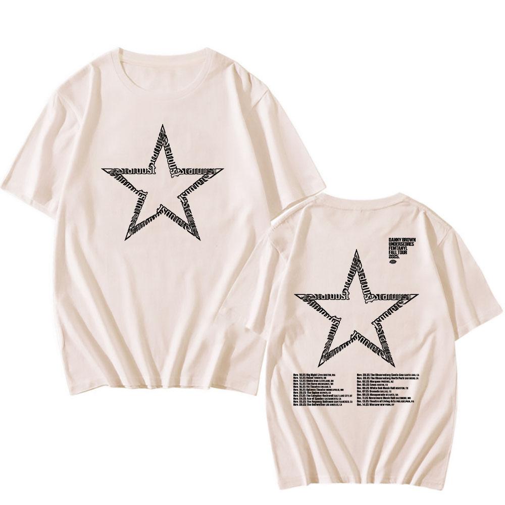 Danny Brown Stardust Tour Tshirts Unisex Clothes Cotton Short Sleeve Tee Fashion T-shirt Graphic Tees