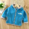 Children Fleece-lined Sweatshirt Autumn  Winter New Boys and Girls Clothing Children Hooded Top Baby Fleece Coat