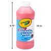 Crayola Bottle Paint Red Easy To Remove with Water Single Color Bottle 473ml 201638 Genuine Product