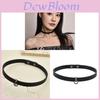 Geometric Choker Necklace With Titanium Steel Pendant For Women And Men