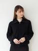 NITINA Soft Wool Zip-Up Cardigan Bk