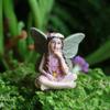 6pcs/lot Tinker Bell PVC Figure Dolls Garden Fairies Figurines  Mini Fairy Statue Figure Fairy Garden Ornaments Decorations